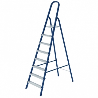 Лестница-стремянка 8 ступеней стальная